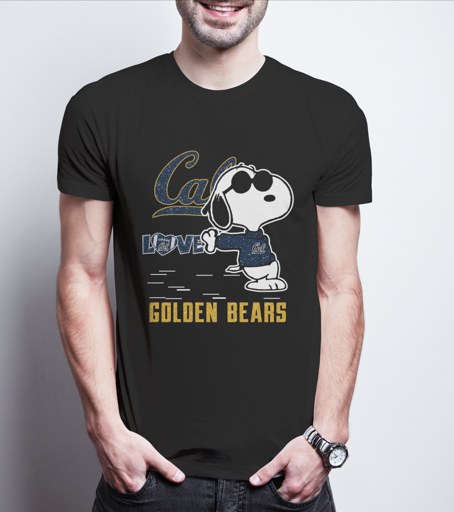 Snoopy Loves Cal Golden Bears California T-Shirt