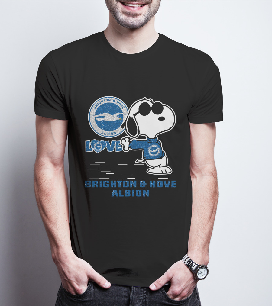 Snoopy Love Brighton & Hove Albion T-Shirt