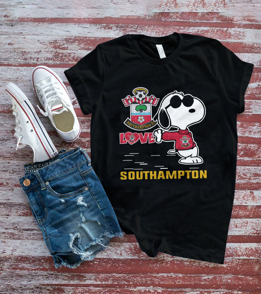 Snoopy Southampton Fc Love T-Shirt