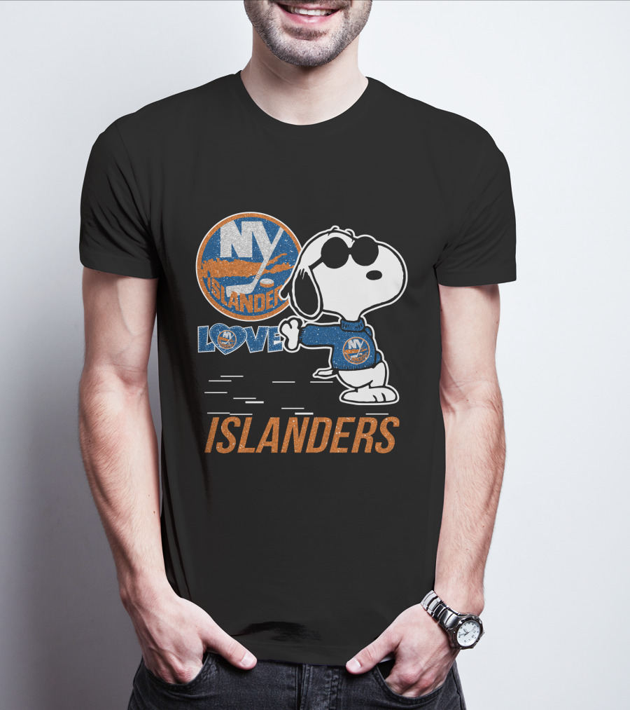 Snoopy Love NY Islanders T-Shirt