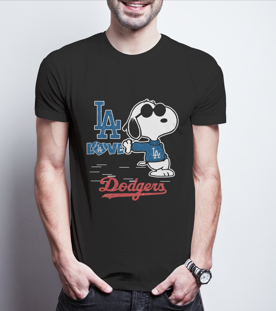 Snoopy LA Love Dodgers T-Shirt