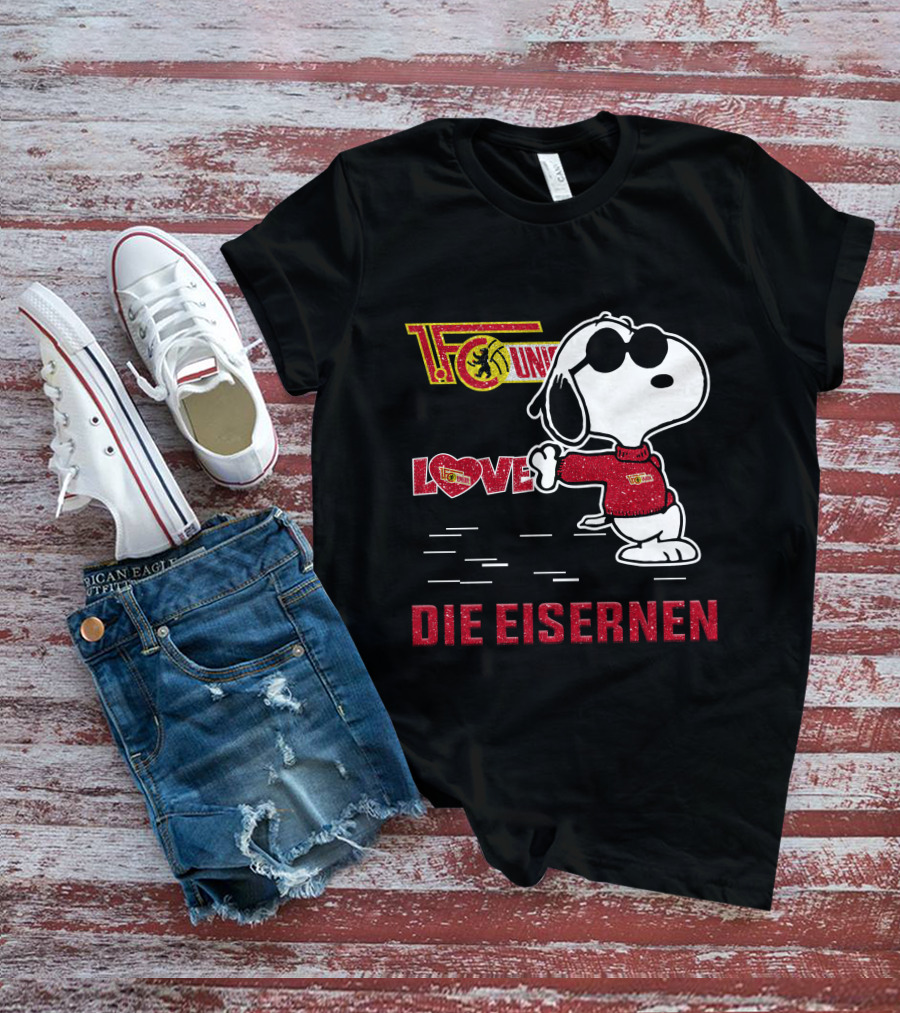 Snoopy Love 1. FC Union Berlin Die Eisernen T-Shirt