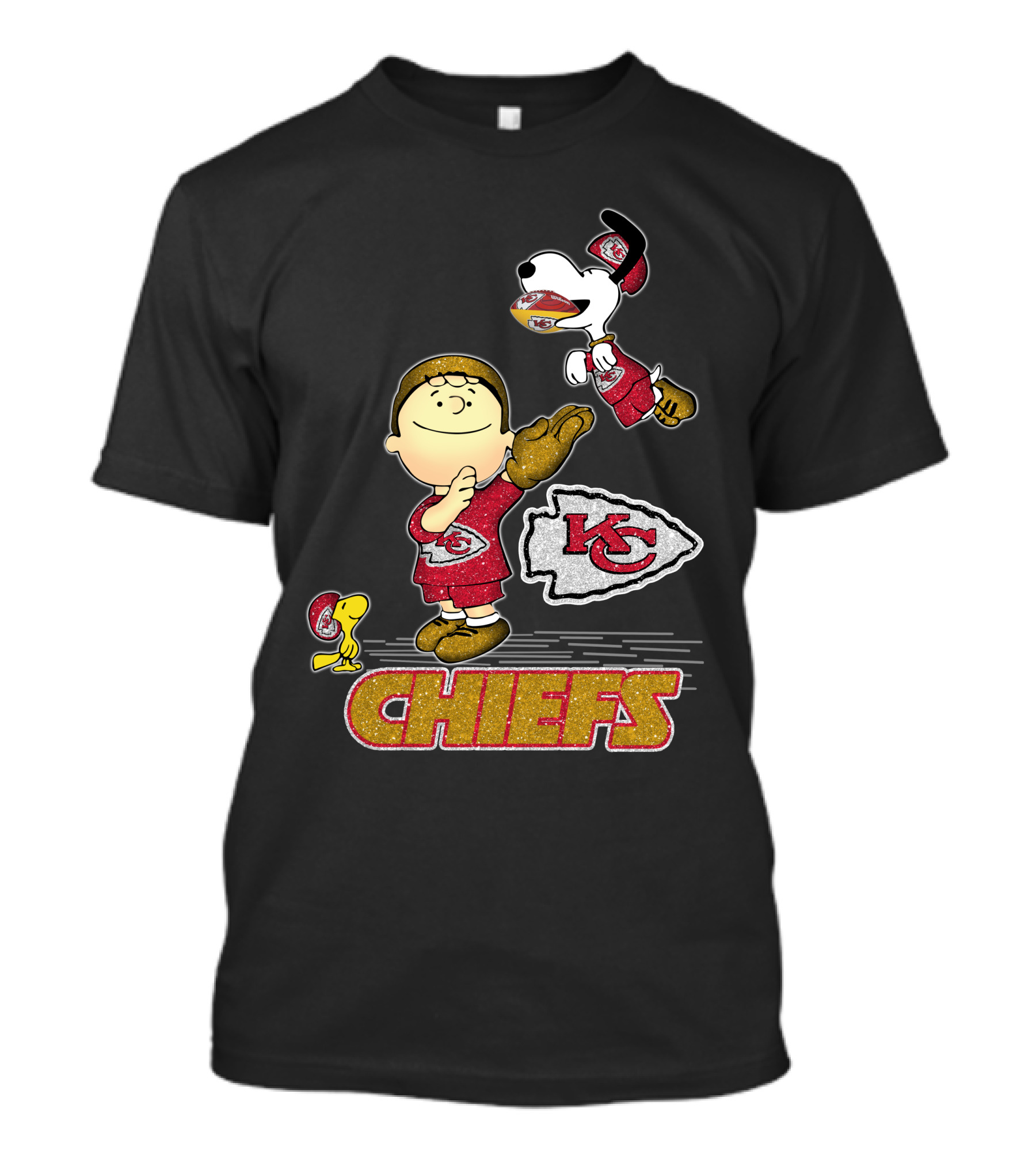 Snoopy And Friends Celebrate Kansas City Chiefs Football T-Shirt