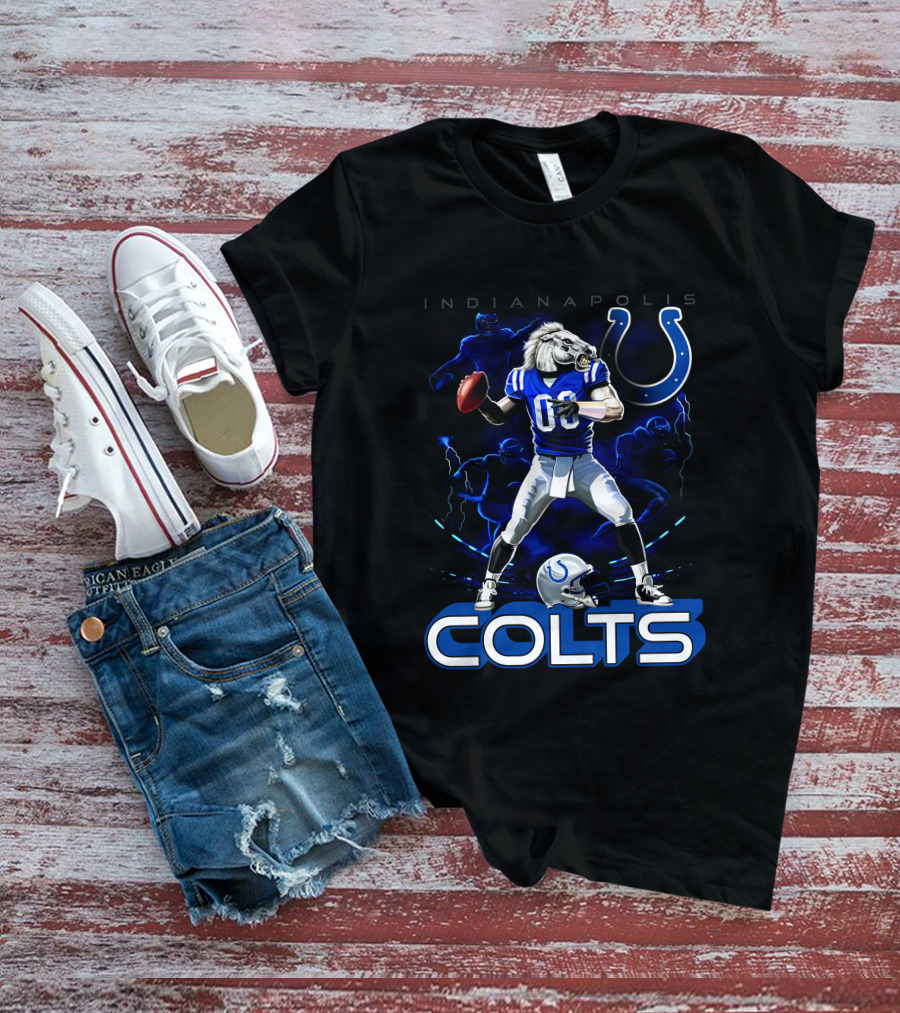 Indianapolis Colts Football Horse Quarterback 03 T-Shirt