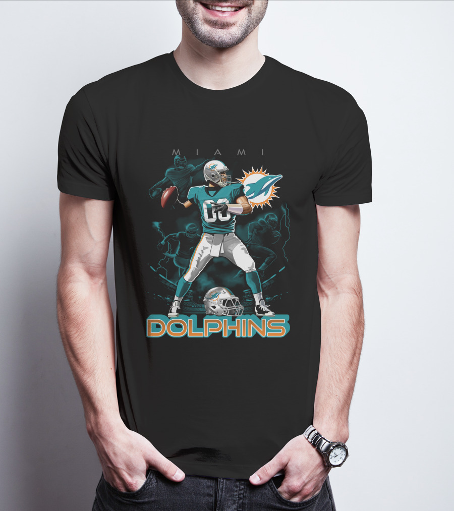 Miami Dolphins 13 Quarterback Football Legends T-Shirt