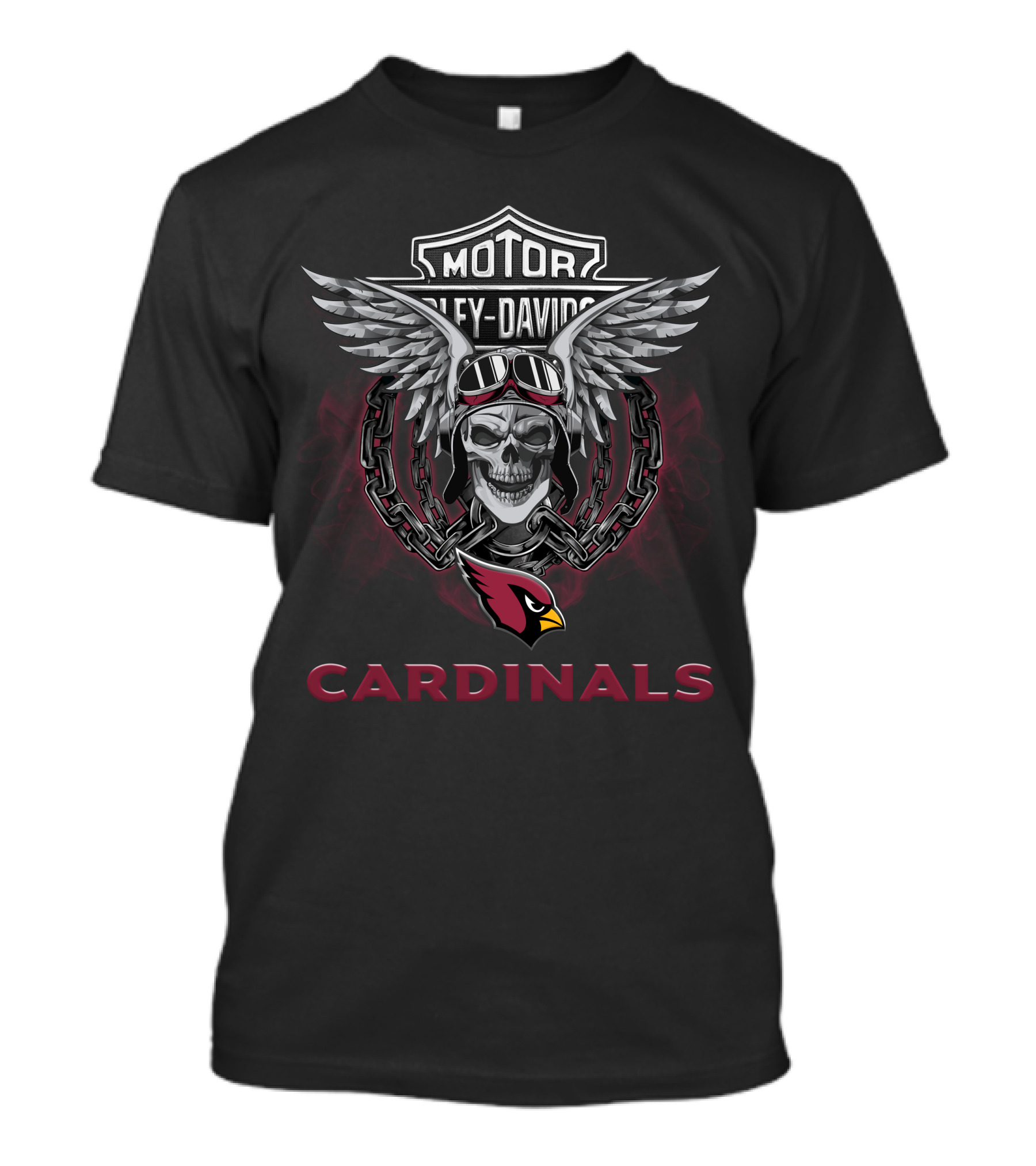 Motor Harley Davidson Cardinals Nfl Football Fans T-Shirt