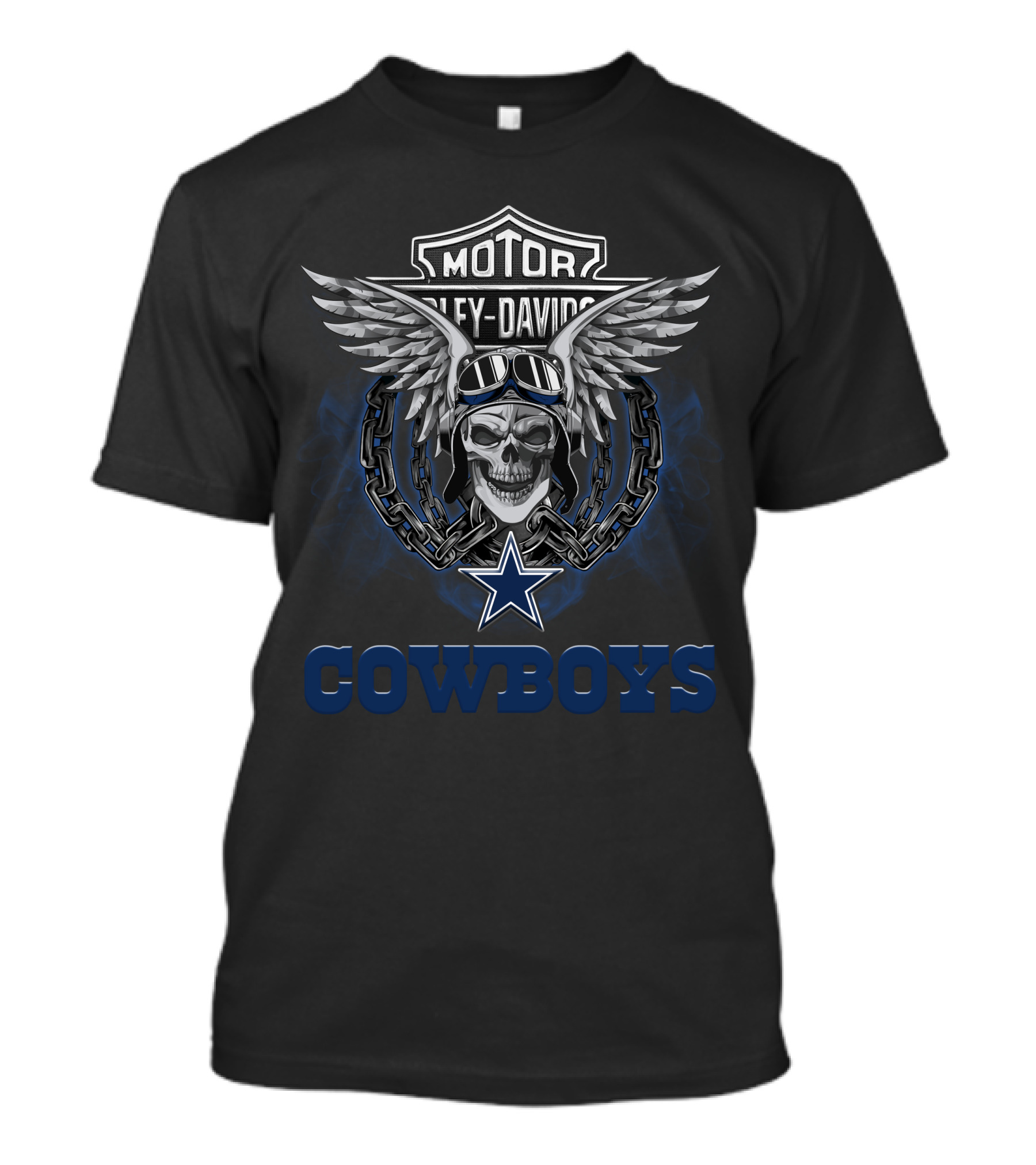 Hd Cowboys Motor Harley Davidson Nfl Football Fans T-Shirt