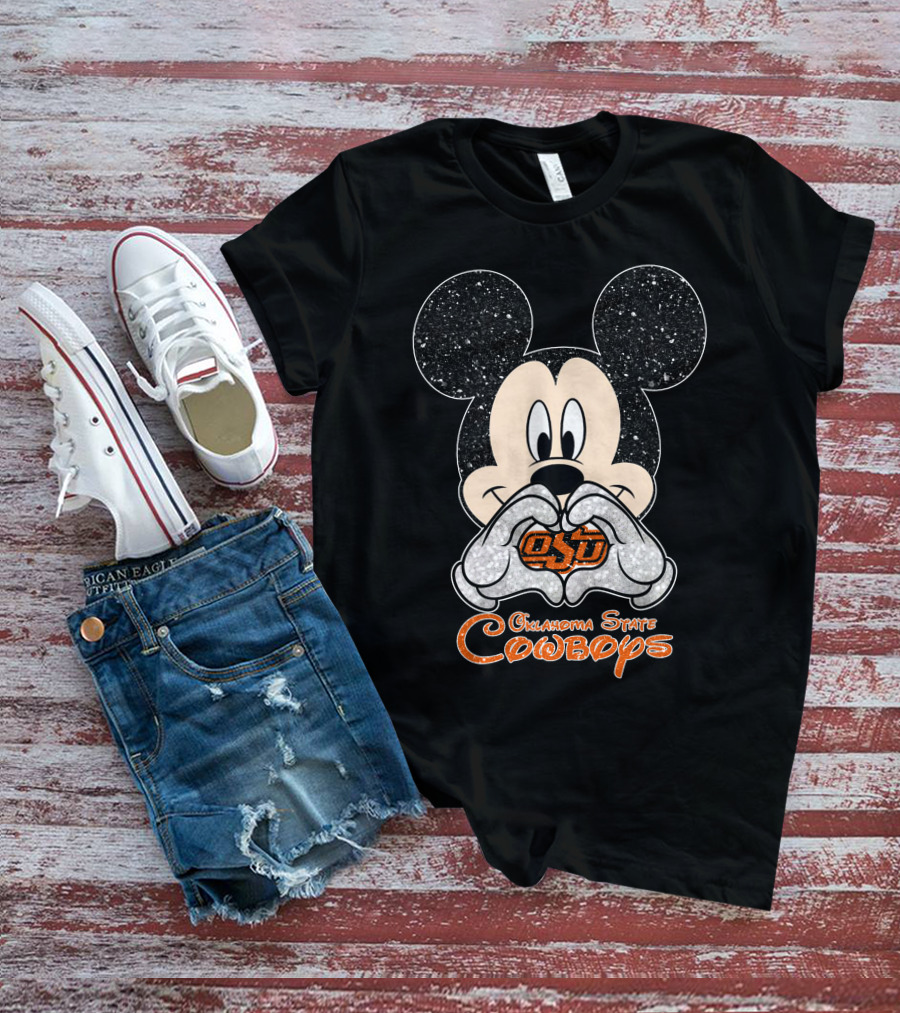 Mickey O S U Oklahoma State Cowboys T-Shirt