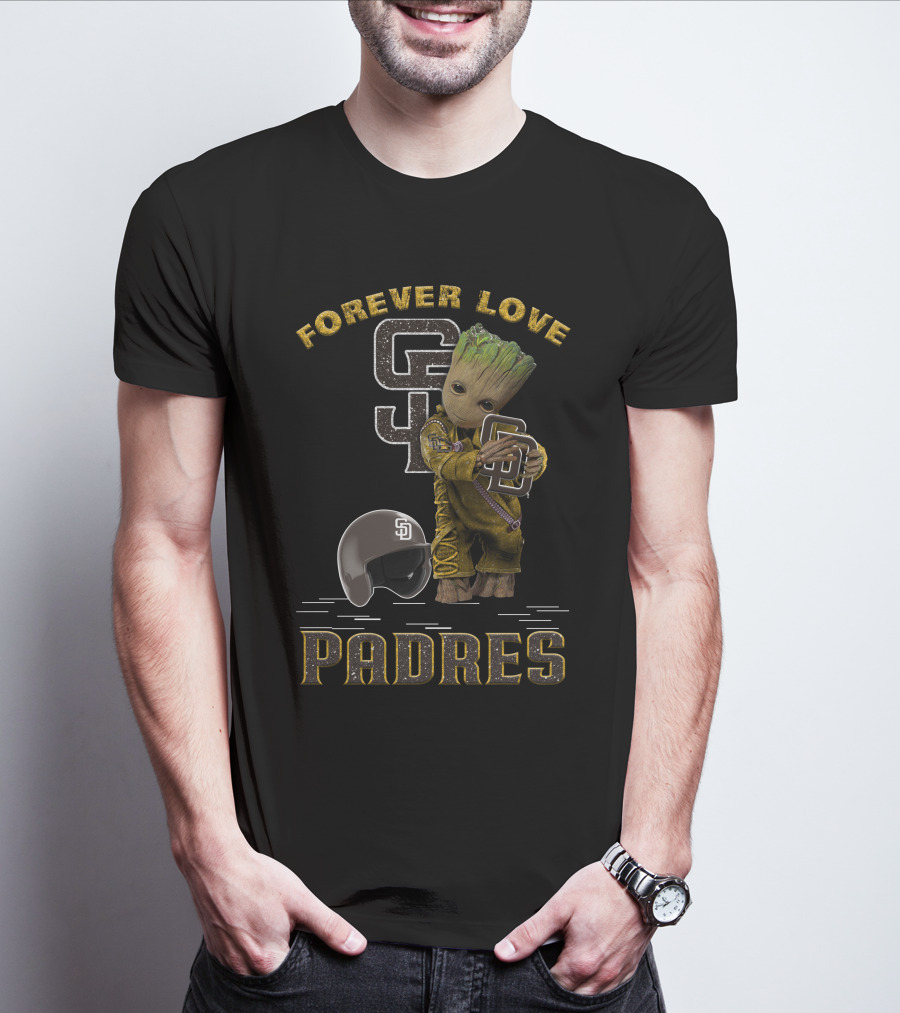 Forever Love Groot San Diego Padres MLB Fans T-Shirt