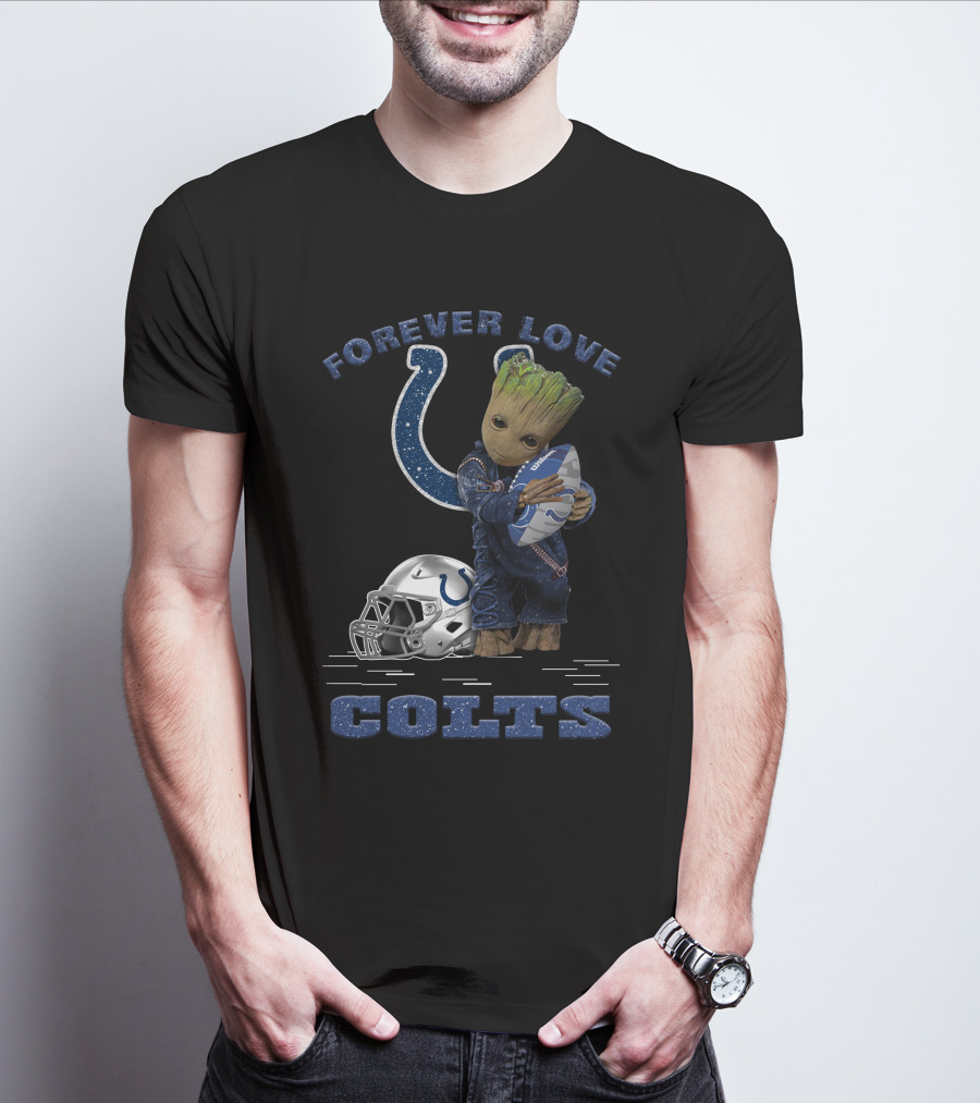Forever Love Groot Indianapolis Colts Football T-Shirt