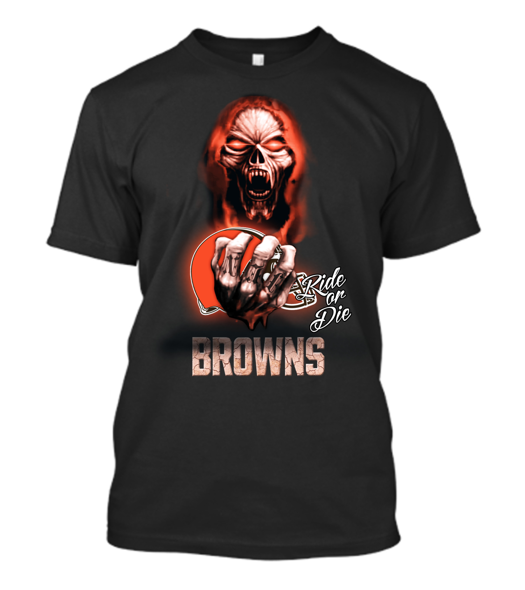 Browns Nfl Cleveland Ride Or Die 146 Hd0008 T-Shirt