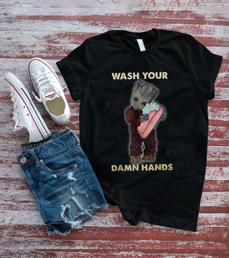 Wash Your Damn Hands G Hug Soap T-Shirt