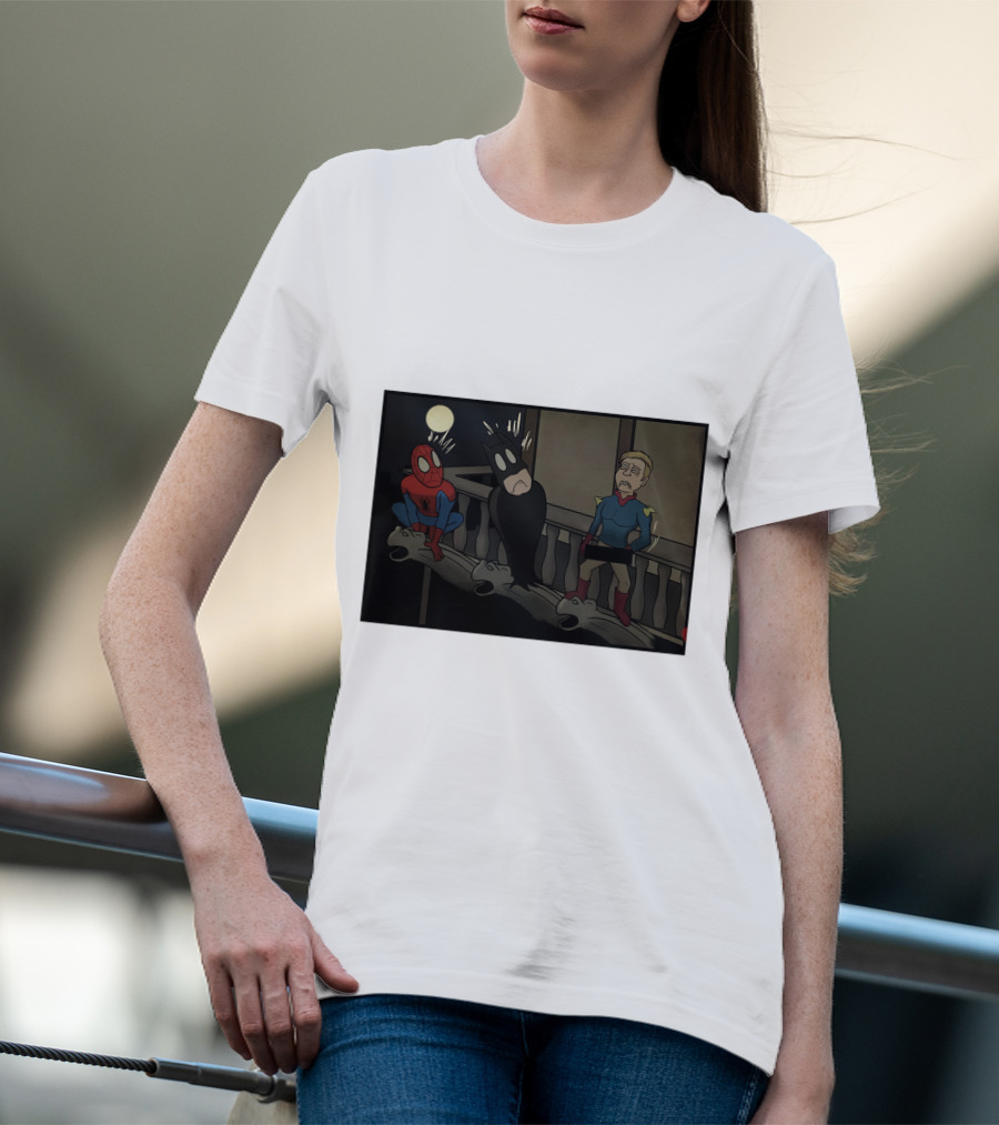 I Can Do What Ever I Want Superheroes On Balcony At Night T-Shirt