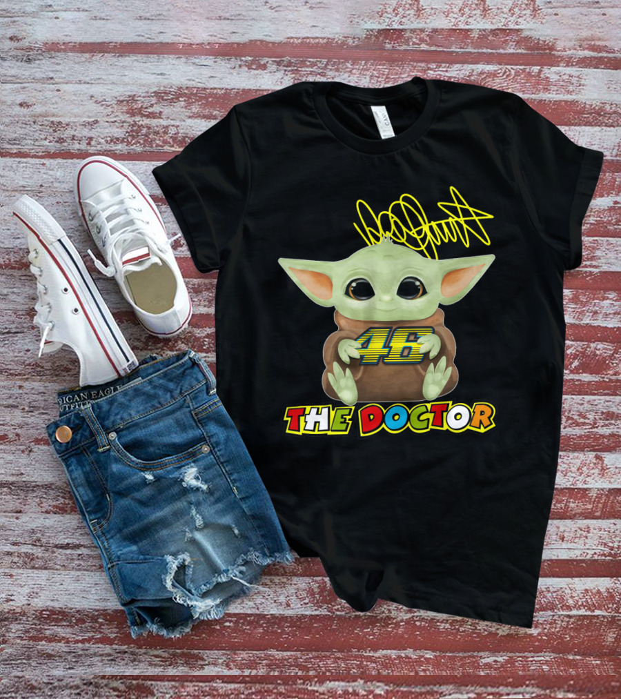 Valentino Rossi Baby Yoda The Doctor 46 T-Shirt