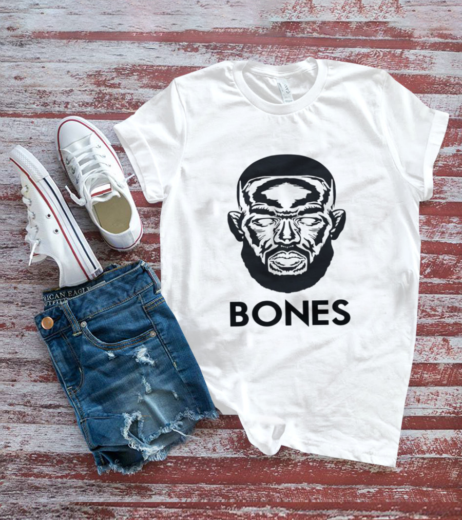 Bones Face Illustration Cool Man Jon Bones Jones T-Shirt
