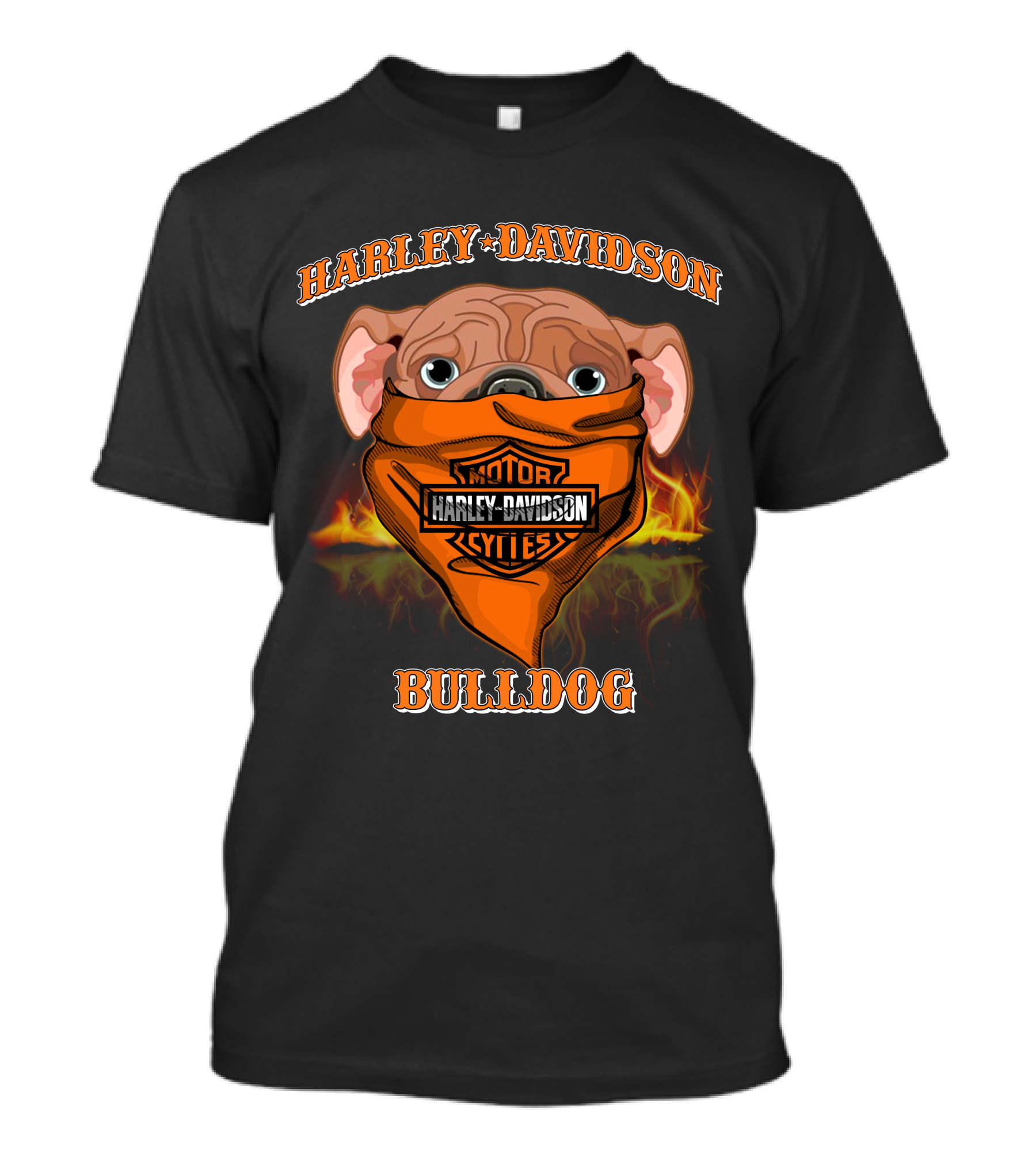 Harley Davidson Bulldog Motor Cycles T-Shirt