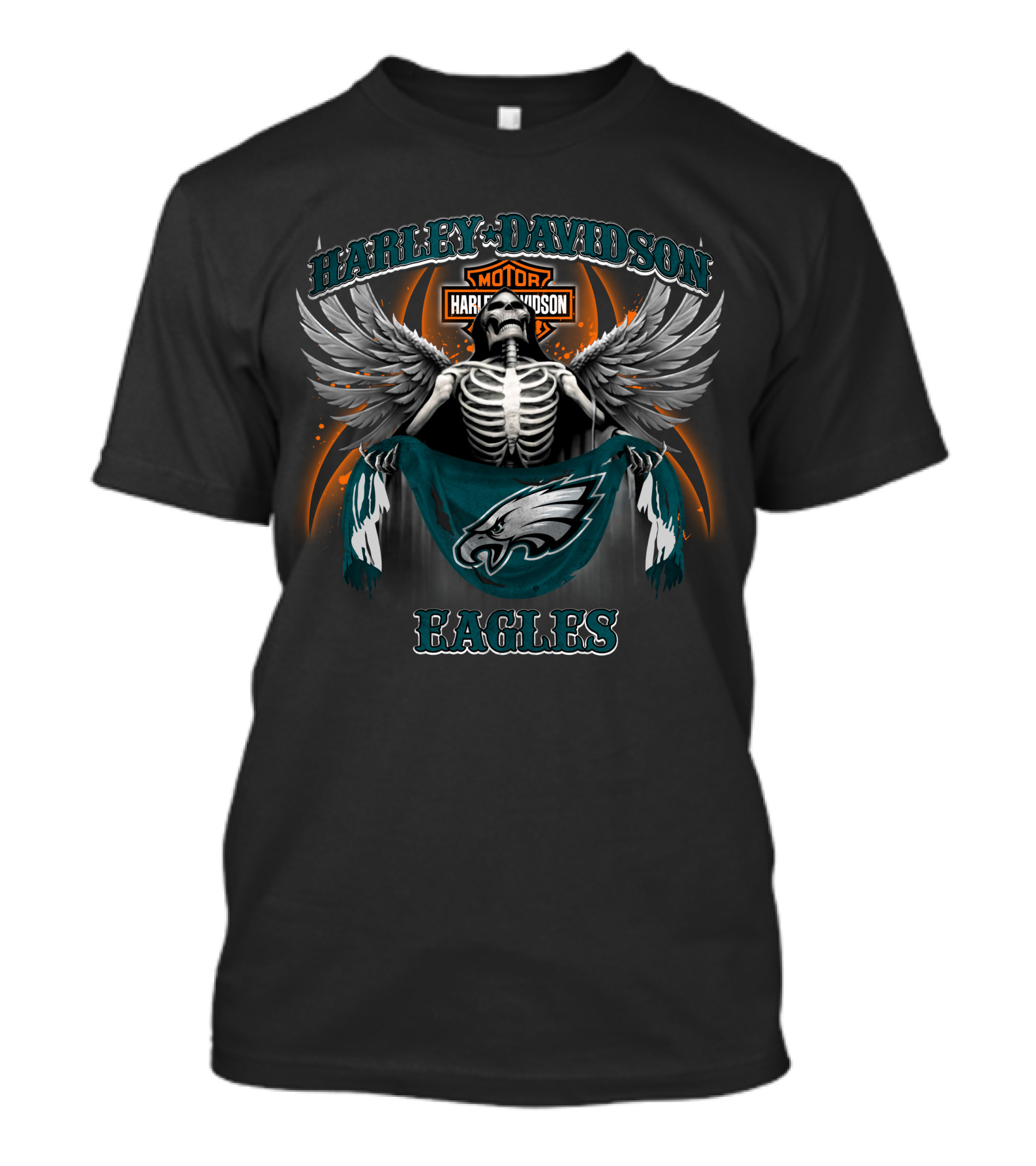 Harley Davidson Motor Eagles T-Shirt