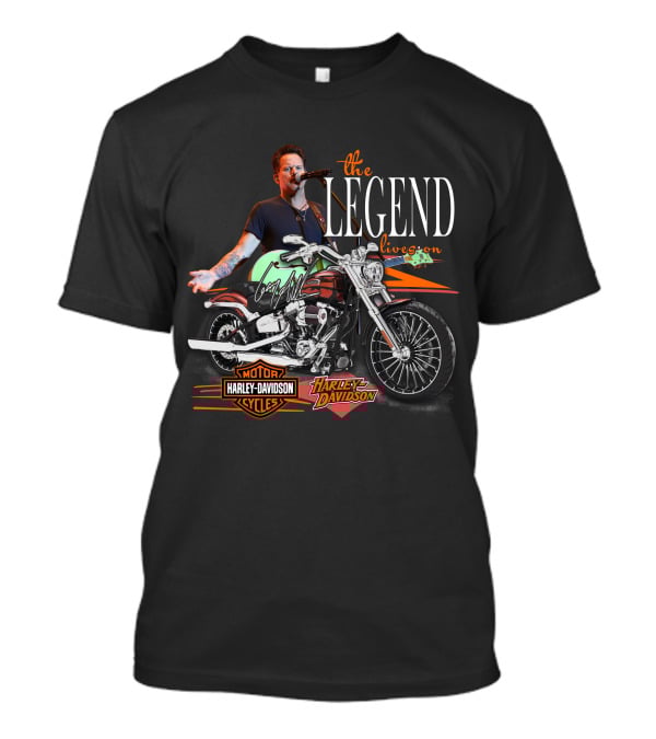 Gary Allan The Legend Lives On Harley Davidson Motorcycles T-Shirt