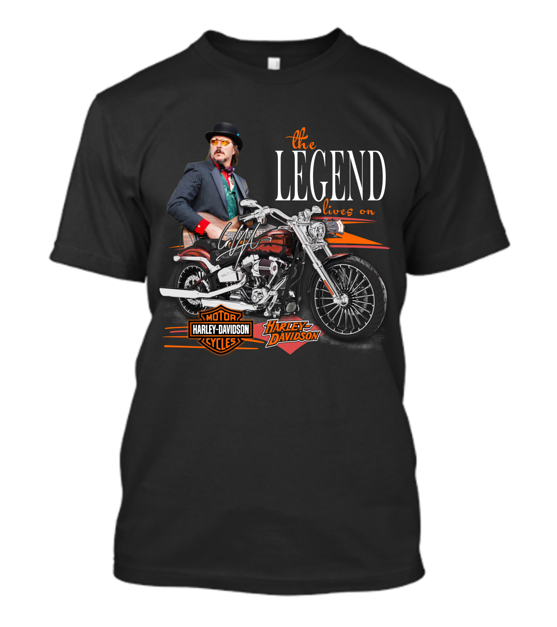 The Legend Lives On Harley Davidson Cycles T-Shirt