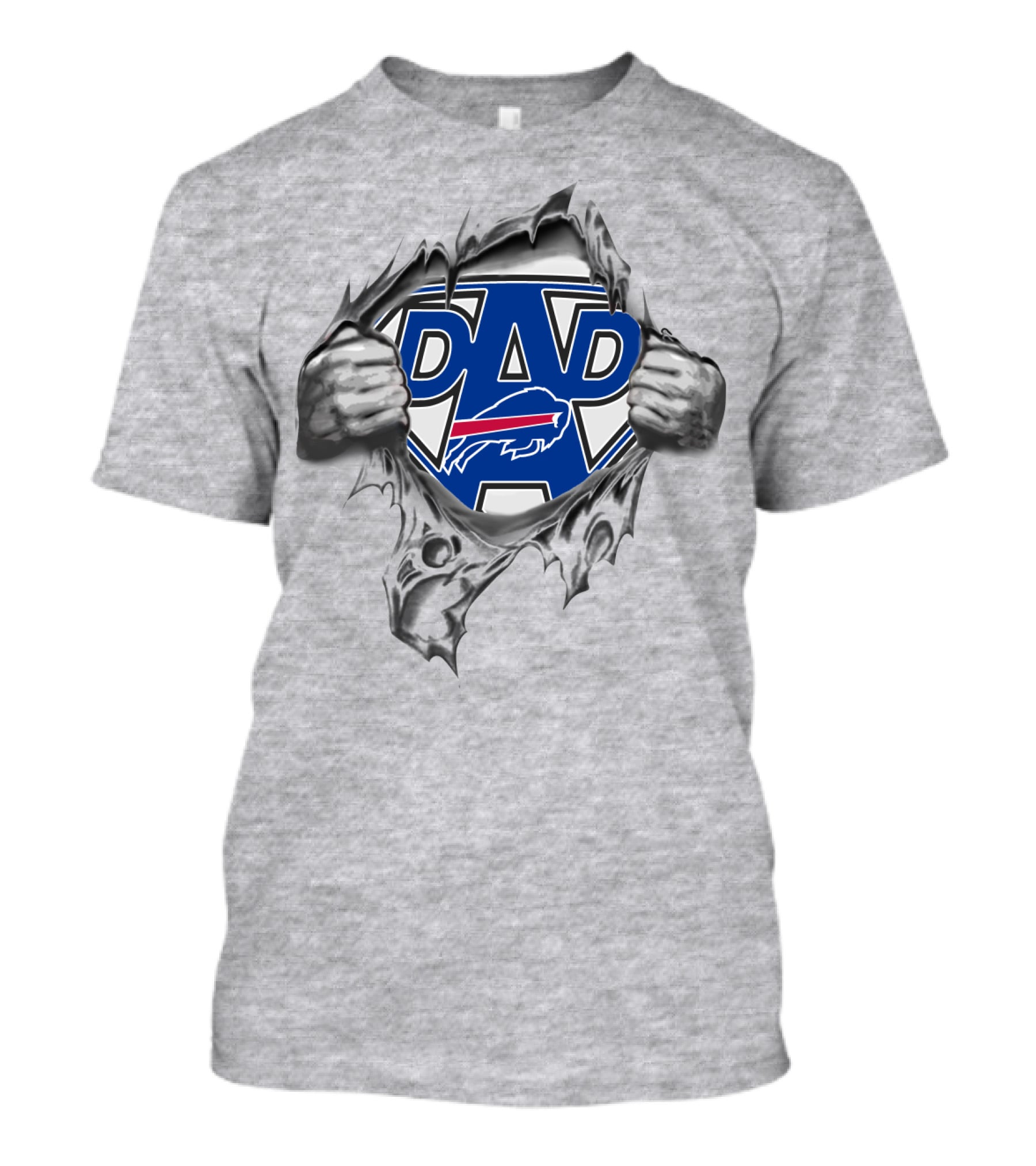 Buffalo Bills Super Dad Logo Emblem T-Shirt