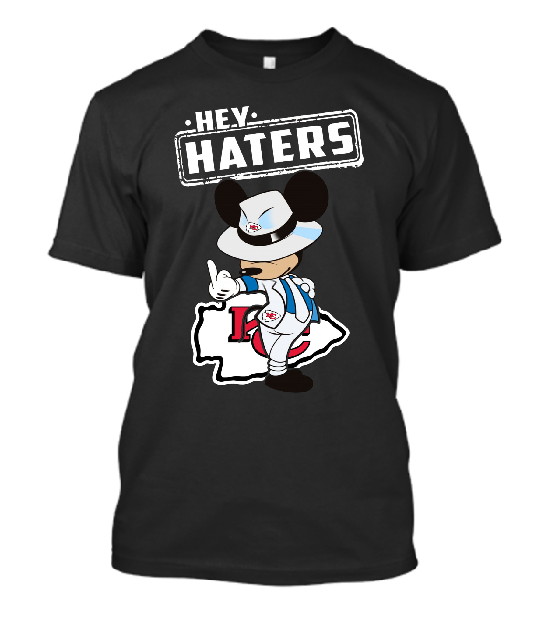 HEY HATERS KC Chiefs Mickey Pose T-Shirt