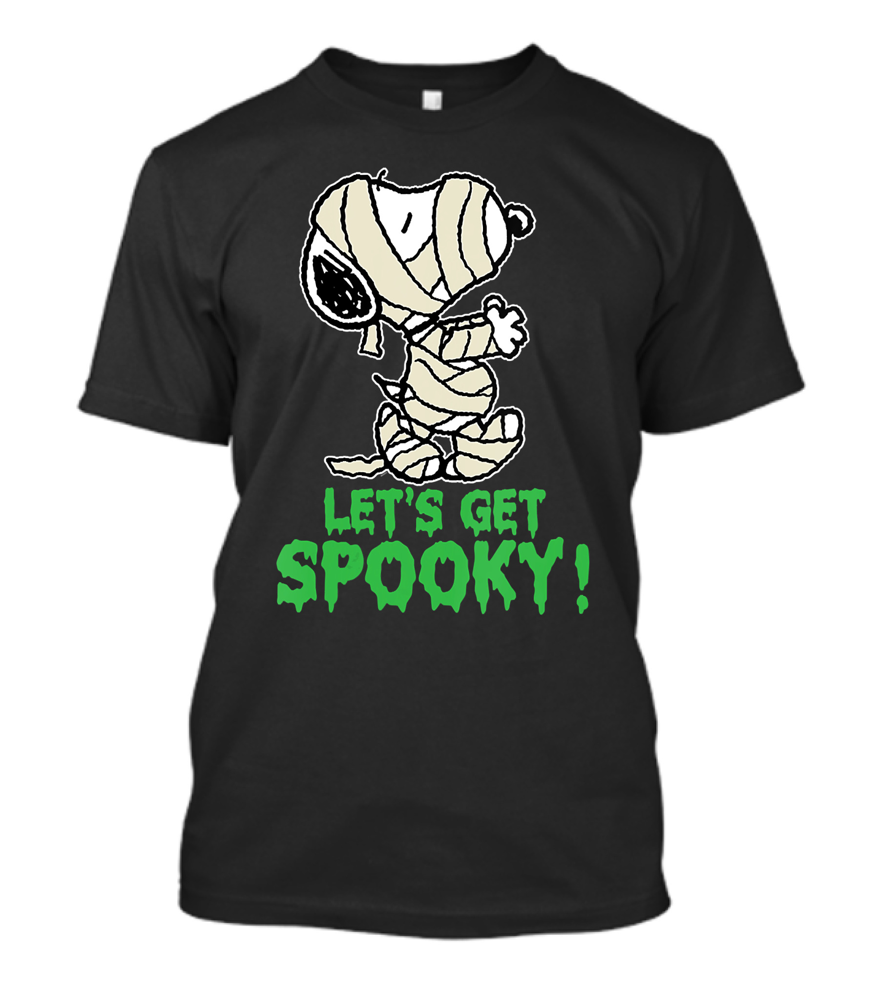 Let's Get Spooky Halloween Mummy Costume T-Shirt