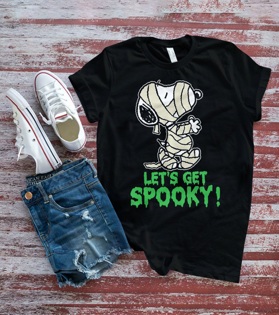 Let's Get Spooky Halloween Mummy Costume T-Shirt