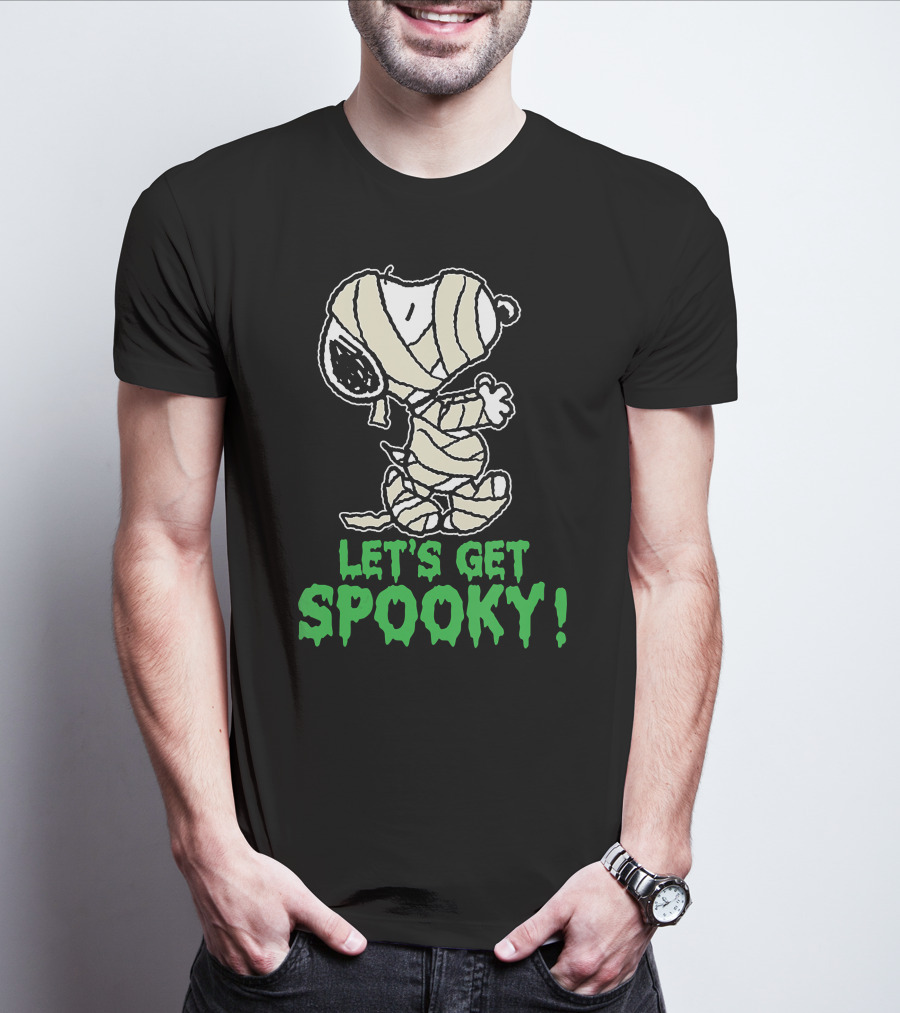 Let's Get Spooky Halloween Mummy Costume T-Shirt