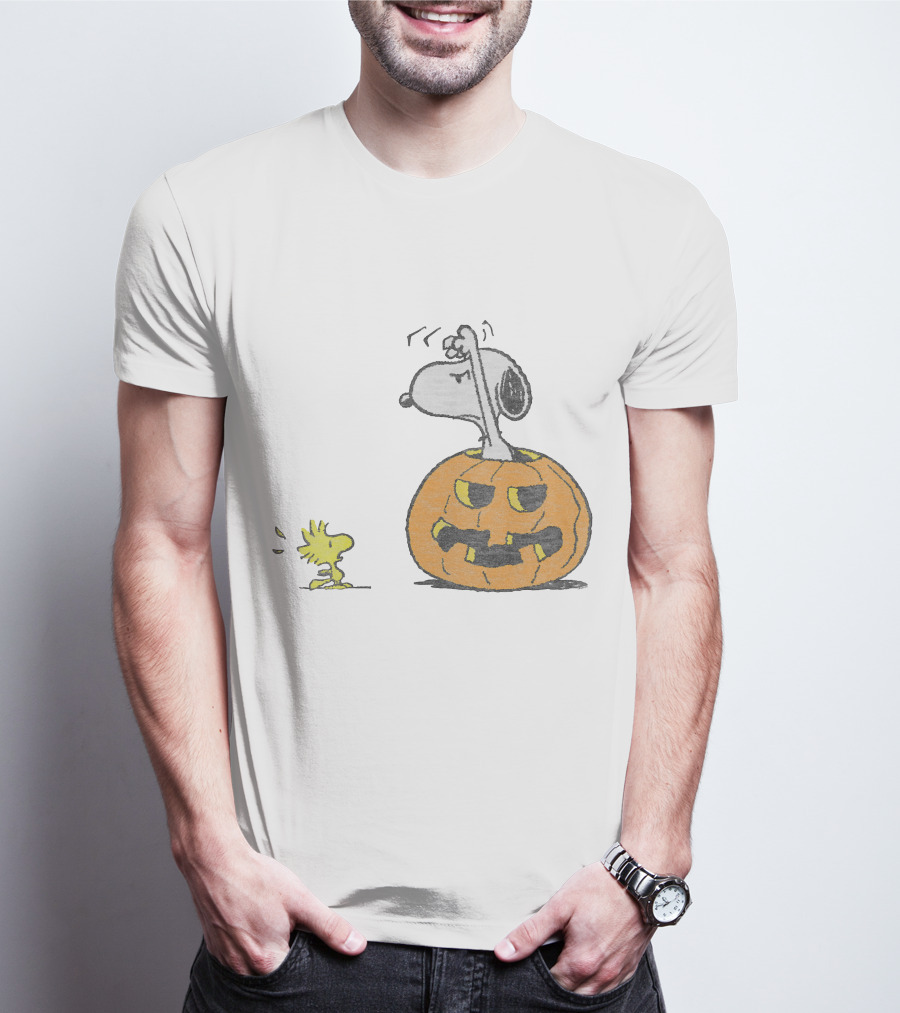 Halloween Snoopy Woodstock Pumpkin Peanuts T-Shirt