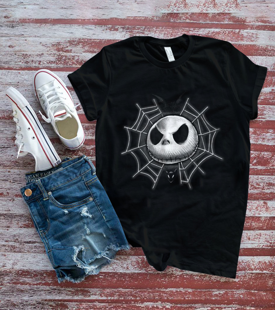 Disney Jack Skellington Web Bat Nightmare Before Christmas T-Shirt