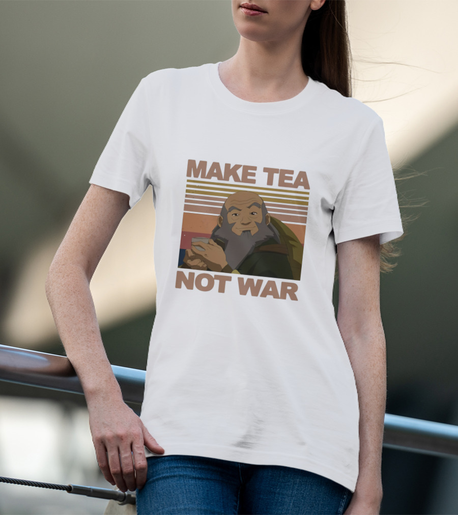 Uncle Iroh Make Tea Not War Retro T-Shirt