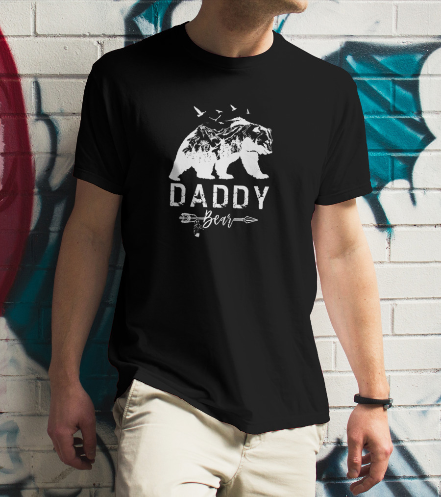 Daddy Bear Arrow Mountains T-Shirt