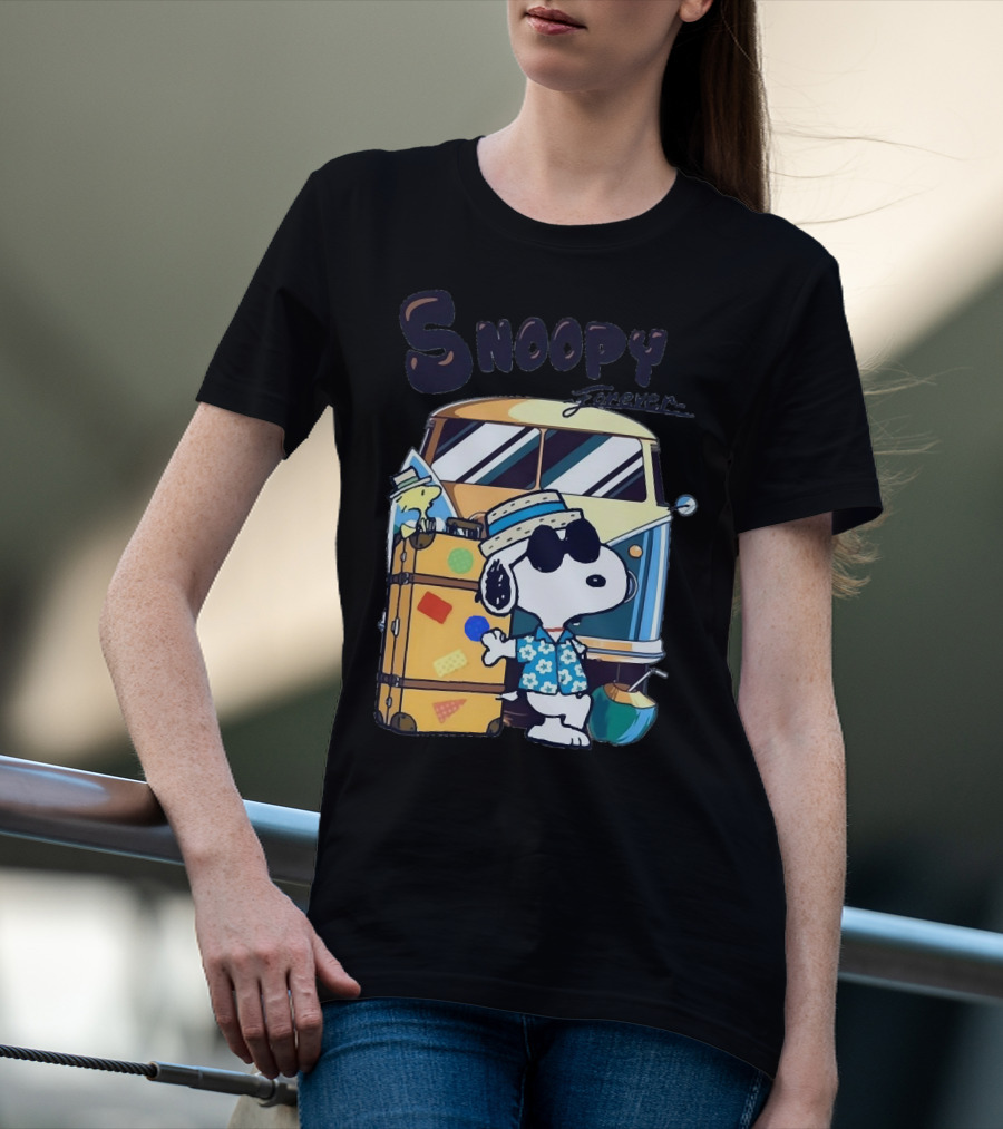 Snoopy Forever Vintage Travel Adventure T-Shirt