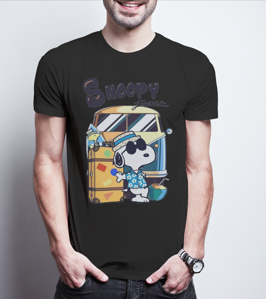 Snoopy Forever Vintage Travel Adventure T-Shirt