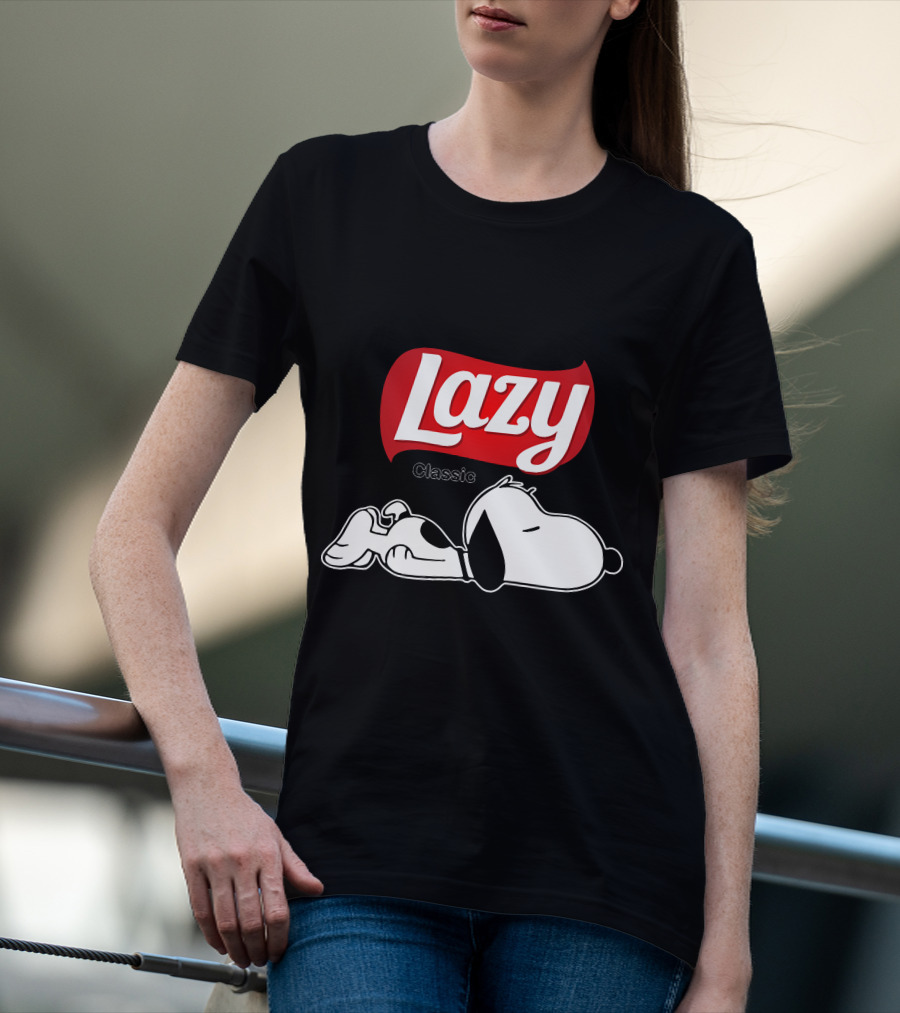 Lazy Classic Snoopy T-Shirt