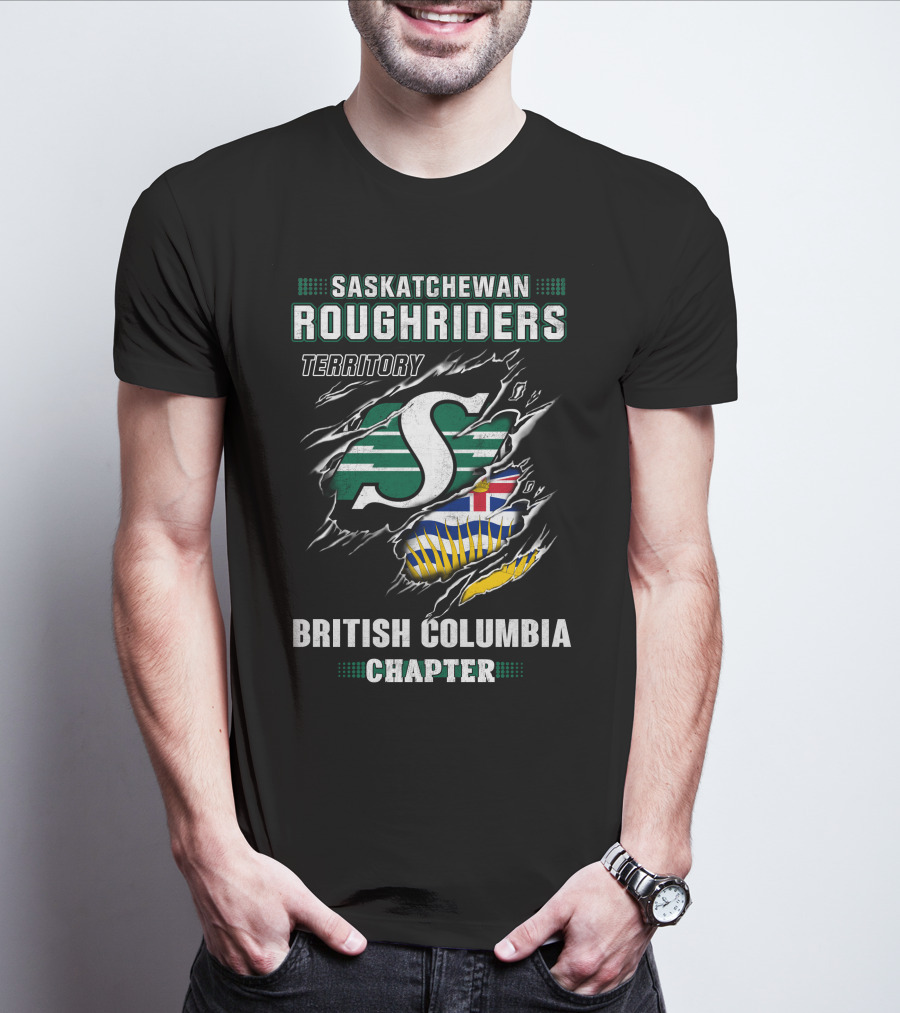 Saskatchewan Roughriders Territory British Columbia Chapter T-Shirt