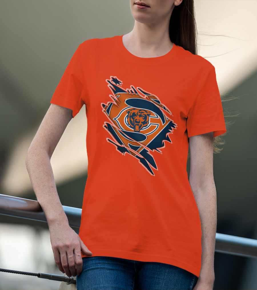 Chicago Bears Superman Logo Fusion T-Shirt