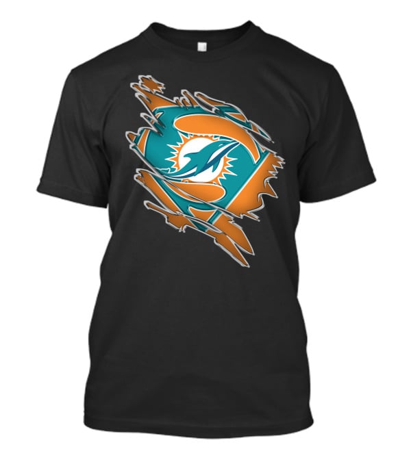 Miami Dolphins Superman Logo Fusion T-Shirt