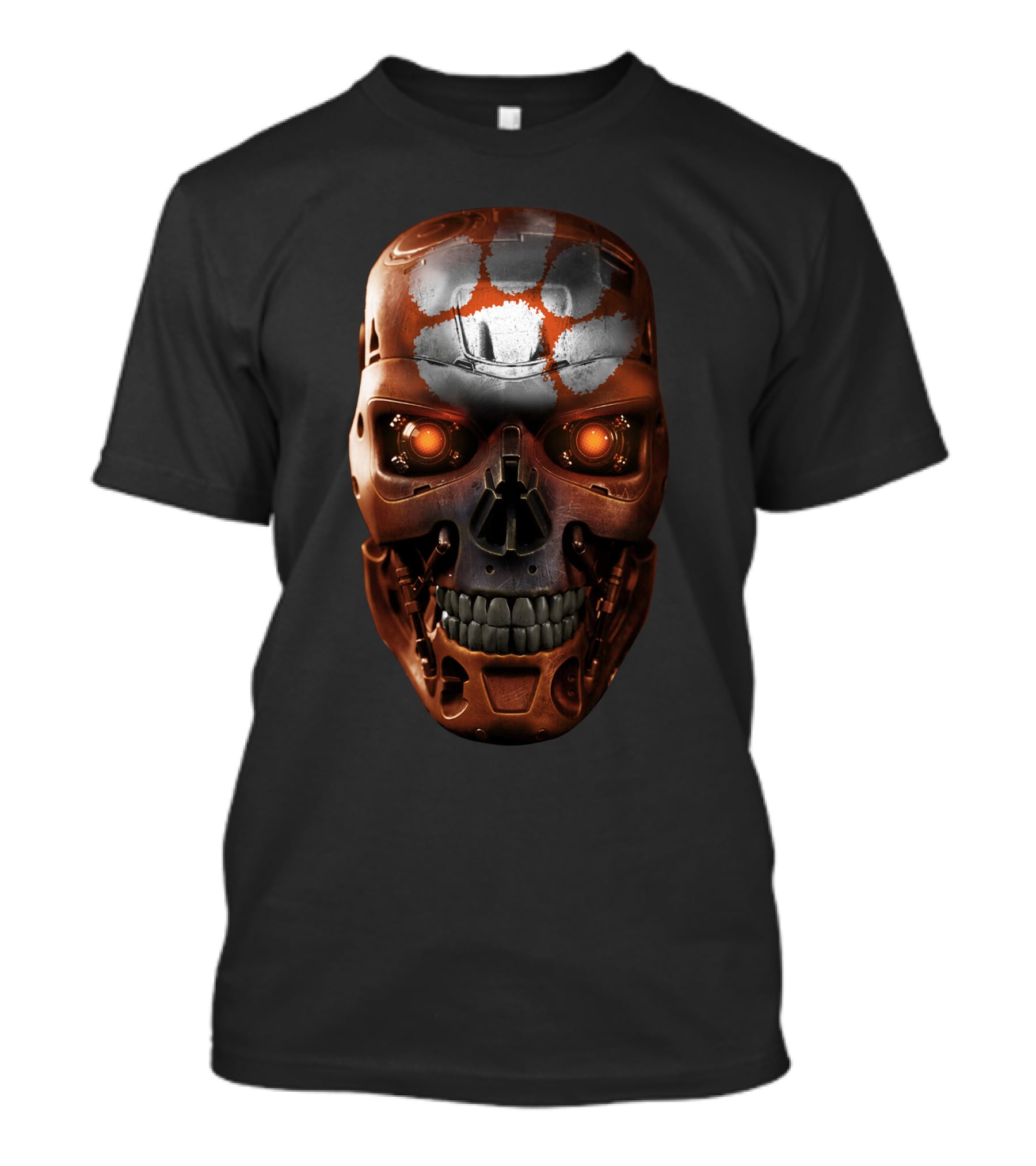 Clemson Tigers Skull Robotic Fusion T-Shirt