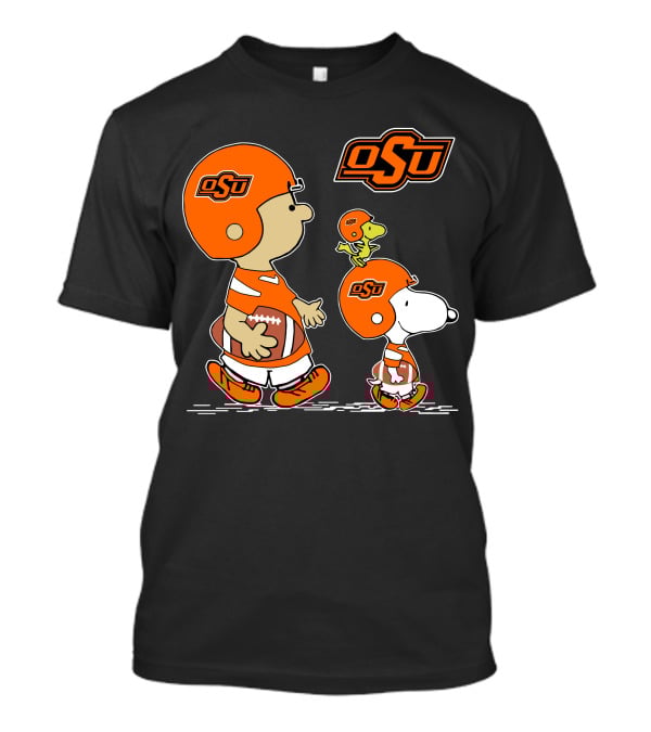 OSU Oklahoma State Cowboys Football Characters T-Shirt