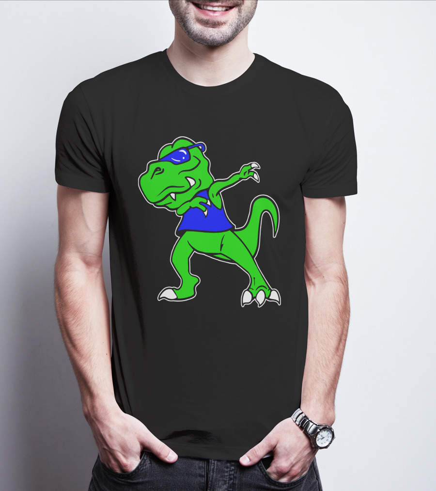 Dragon Dabbing In Blue Sunglasses And Tank Top T-Shirt