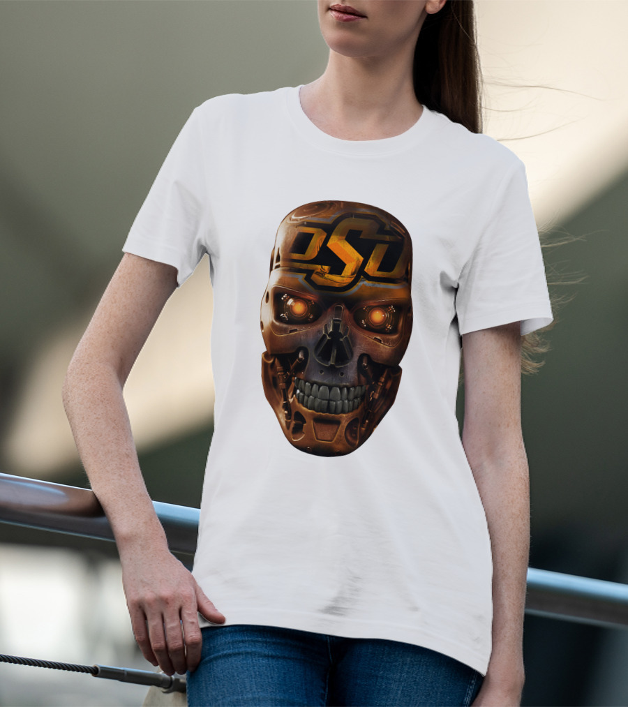 OSU Cowboys Skull Mechanic T-Shirt