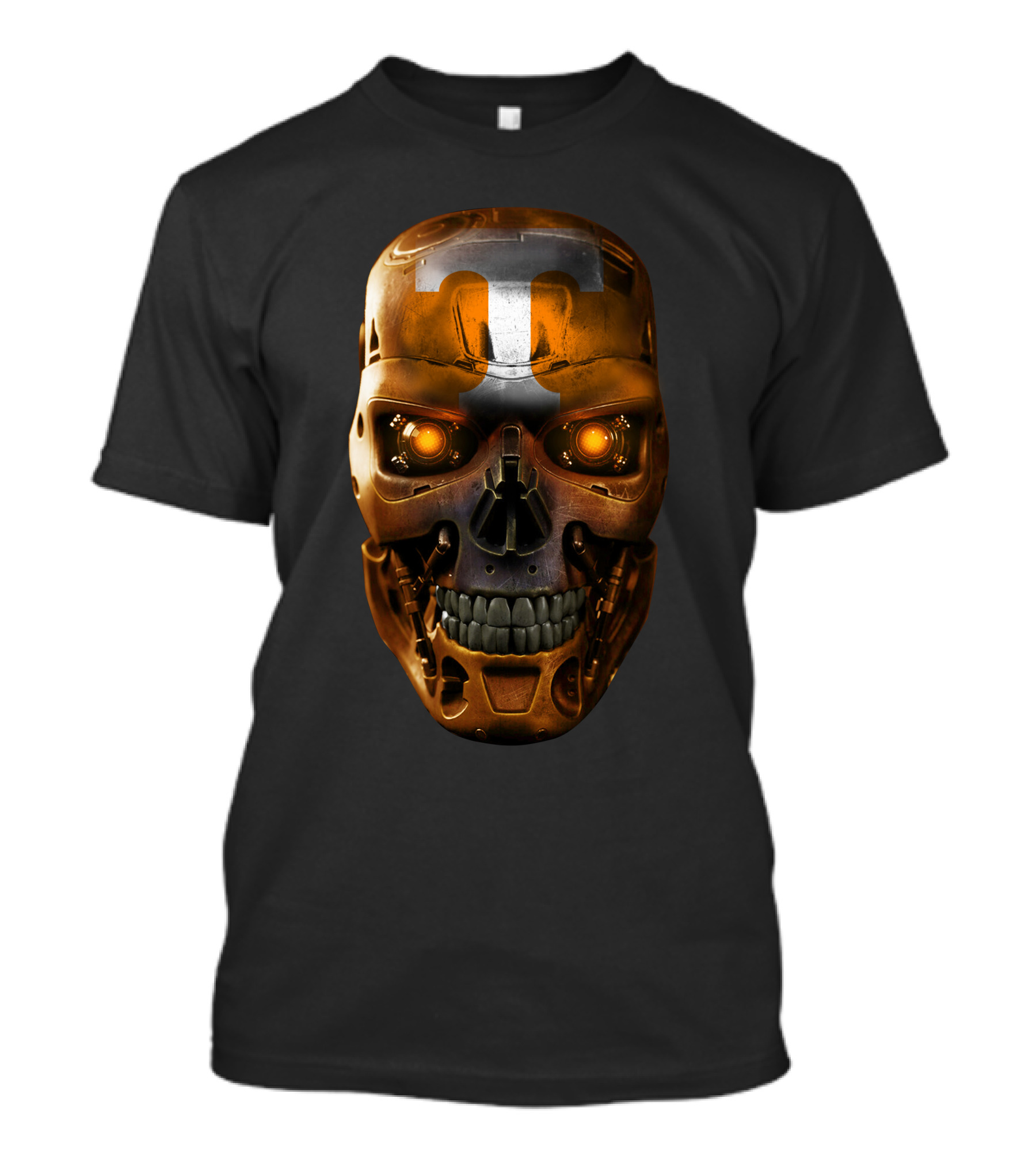 SKULL VOLUNTEERS TERMINATOR TENNESSEE FOOTBALL AI T-Shirt