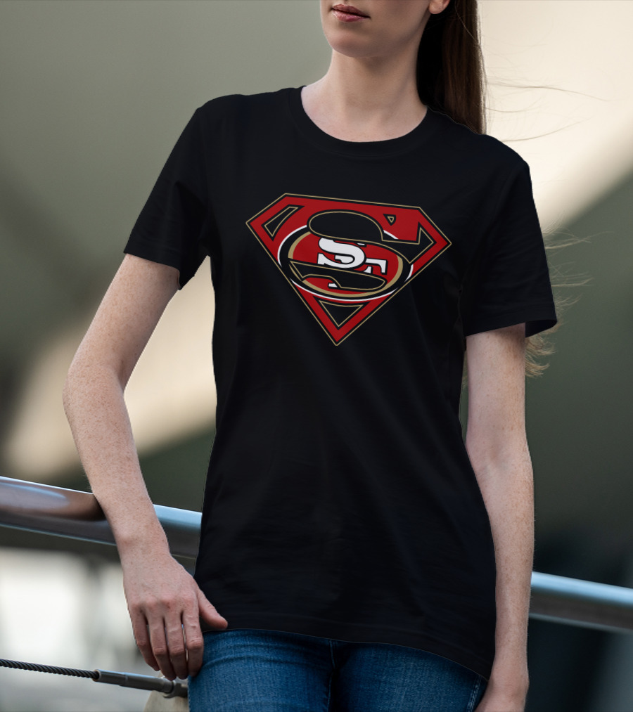 Superman San Francisco 49ers Logo Fusion T-Shirt