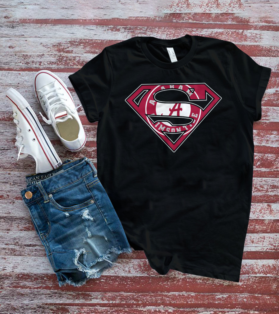 Roll Tide Superman Alabama Crimson Tide T-Shirt