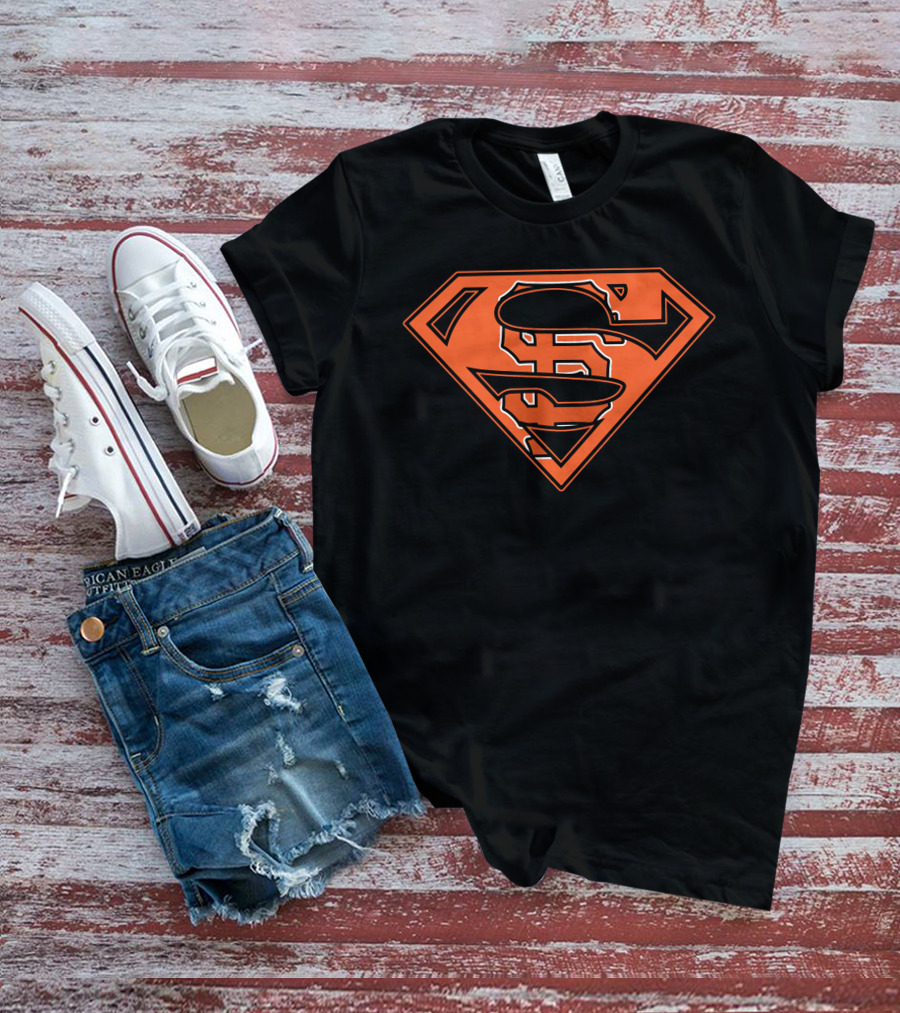 Superman Giants Orange T-Shirt