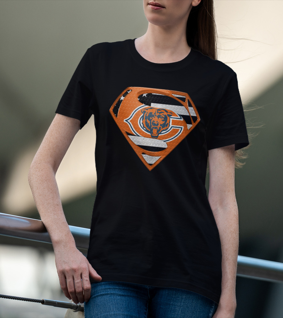 Chicago Bears Superman Shield T-Shirt