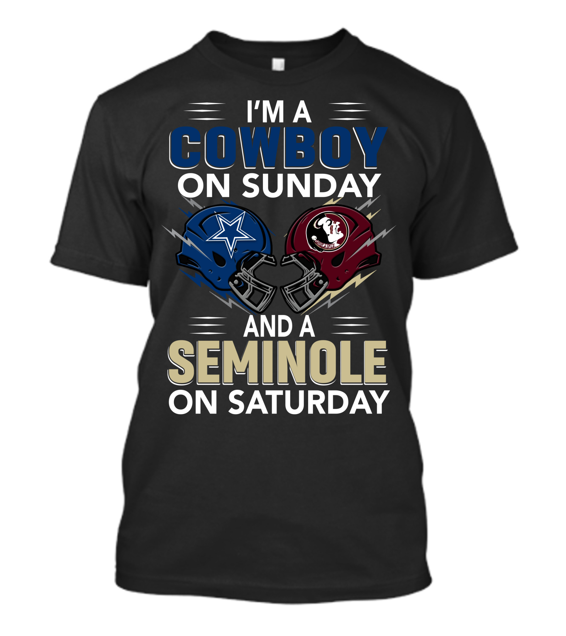 I'm A Cowboy On Sunday And A Seminole On Saturday T-Shirt