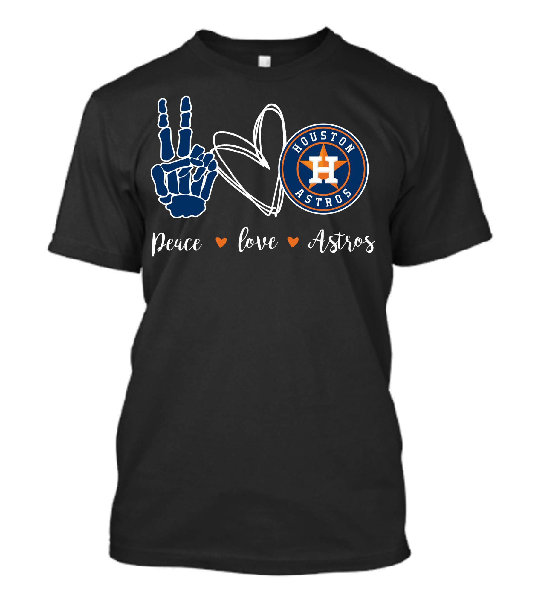 Peace Love Houston Astros T-Shirt
