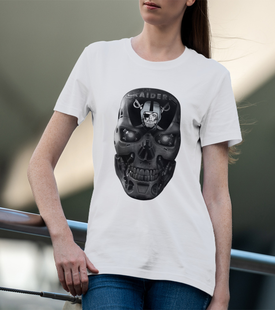 Raiders Skull Cyberpunk Fusion T-Shirt